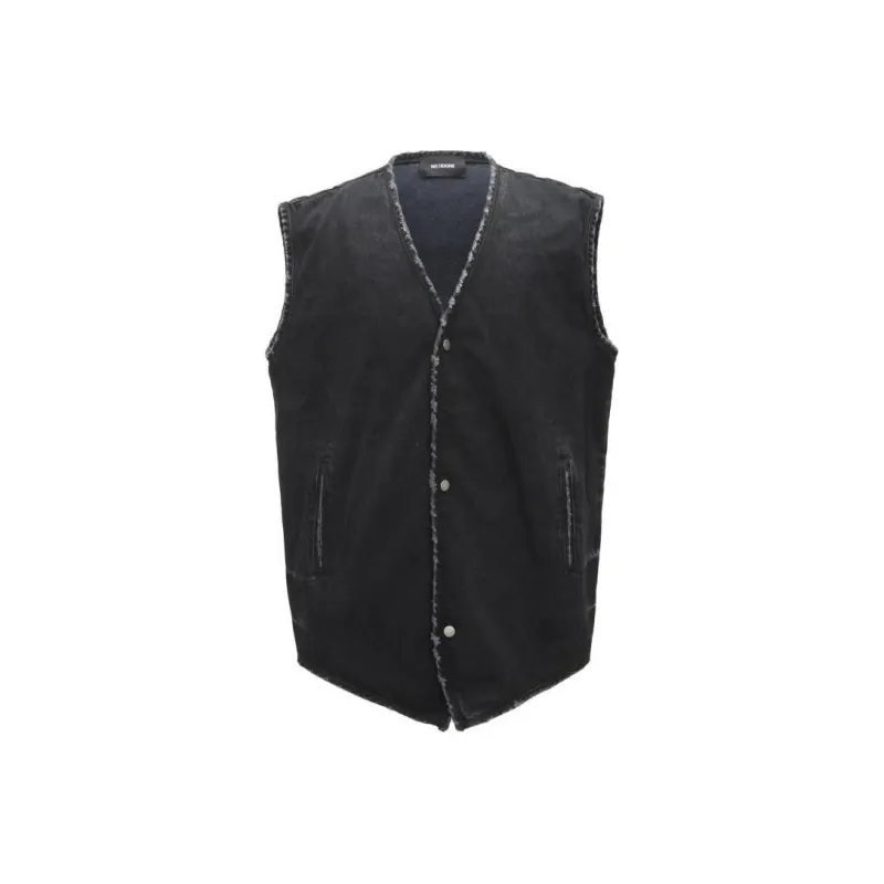 WE11DONE Vests Men Black-0