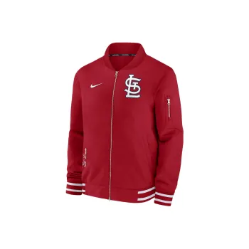 Nike St. Louis Cardinals Authentic Collection Men's Nike Mlb Full Zip Bomber Jacket