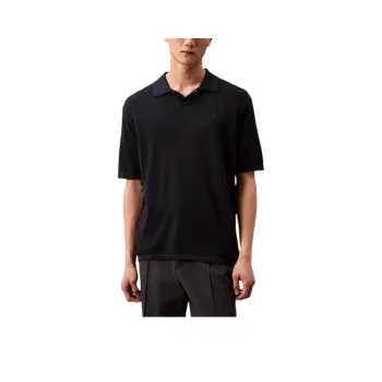 CALVIN KLEIN Polo Shirt Europe Version Men's Dark Blue