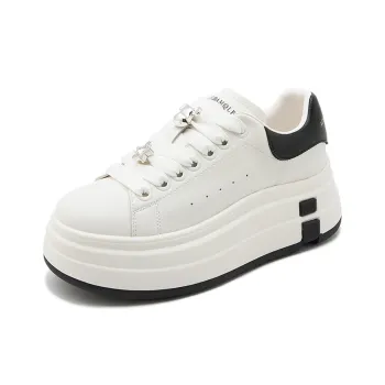 Baibianzhiheren Slip Resistant Height Increasing Skateboard Shoes Women's