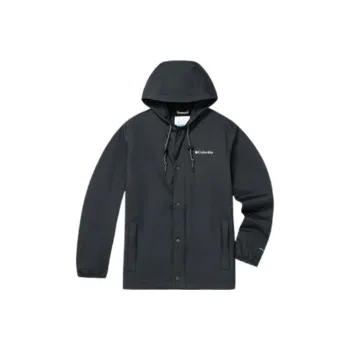 Columbia Water Resistant Windbreaker Jacket Men's Black