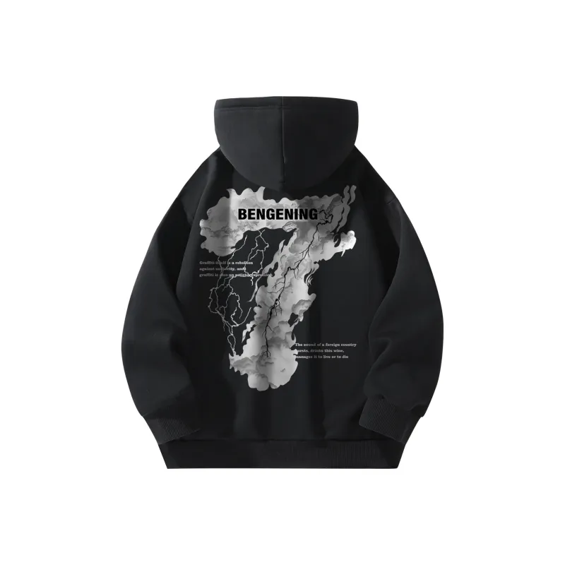 BENGEN Jackets Coats Unisex Black-0