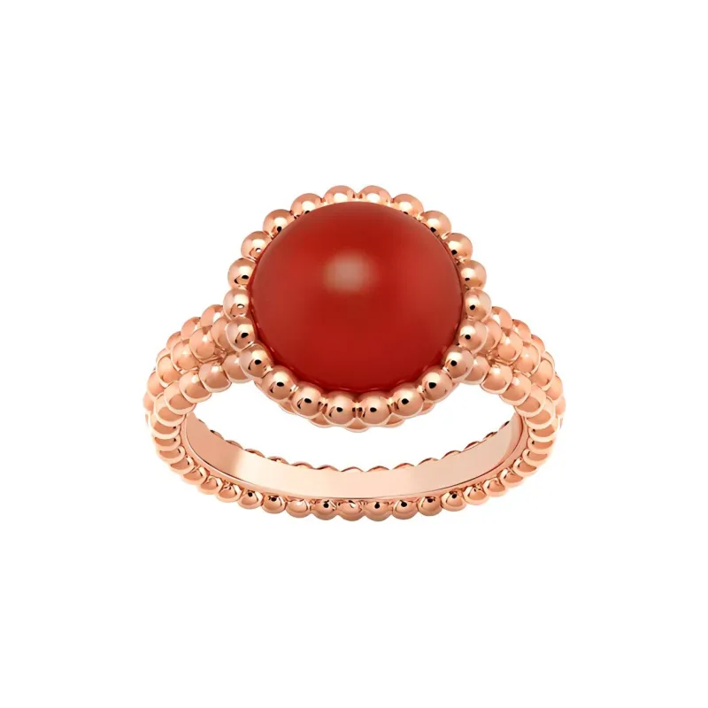 Van Cleef & Arpels Perlee Series Chalcedony Rings Women's-2