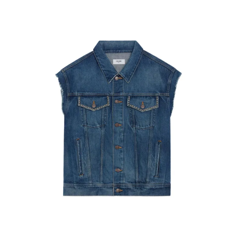 CELINE x Anne Mackenzie Vest Men's Blue-0