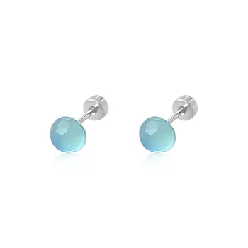 Inkopper Titanium Steel Stud Earrings Women's
