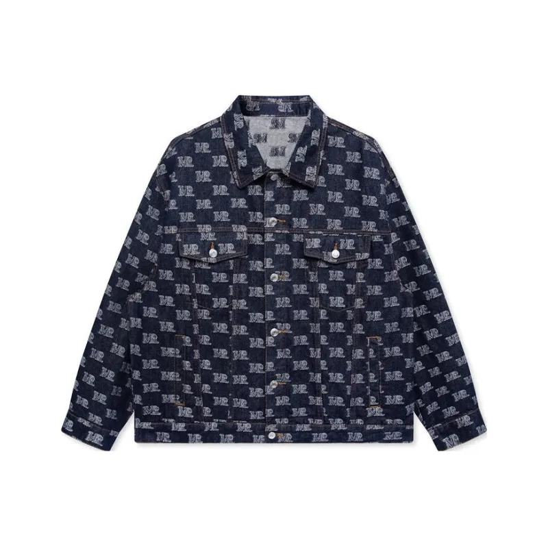 GXG Denim Jacket Men's Deep Navy Blue-0