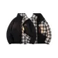 Black & Beige Plaid