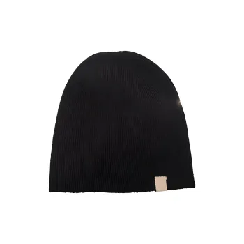 JIL SANDER Wool Beanies Unisex Black