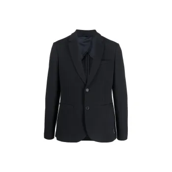 ARMANI EXCHANGEAE FW22 Business Suits Coats Men's Marine Blue