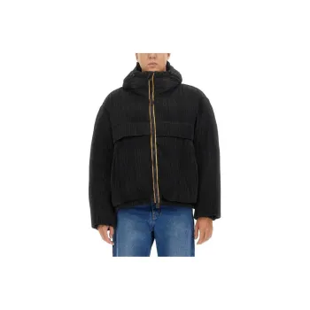 K WAY Jackets Coats Men's Black