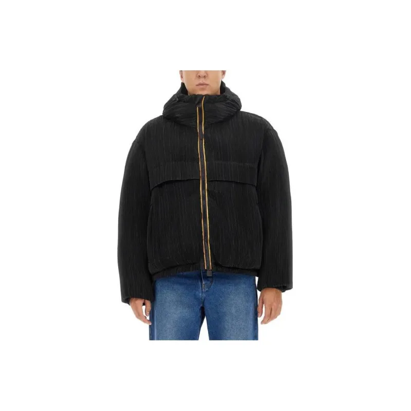 K WAY Jackets Coats Men's Black-0