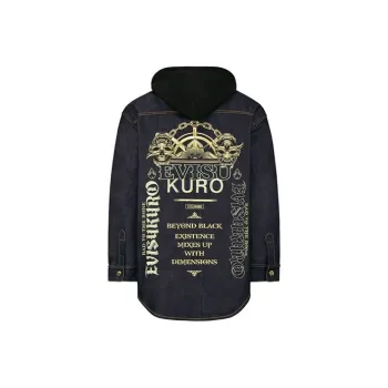 EVISU SS20 Moderate Denim Jacket Men's Black