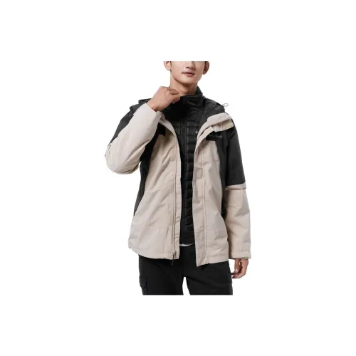 Columbia Omni Heat Water Resistant Windbreaker Jacket Men's Khaki/Black
