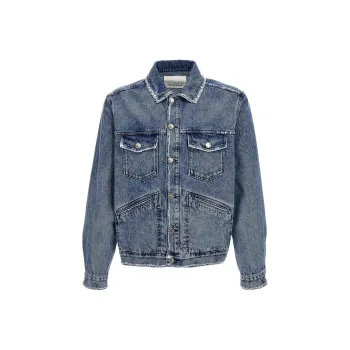 ISABEL MARANT Jango Button Up Denim Jacket