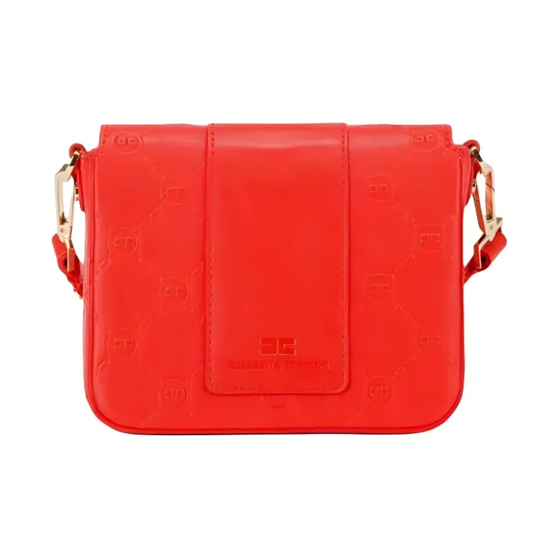Elisabetta Franchi Acrylic Portable Crossbody Bag Shoulder Bag Mini Women's Patent Red-3