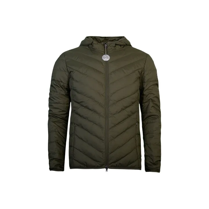EMPORIO ARMANI Down Jackets Men Army Green-0