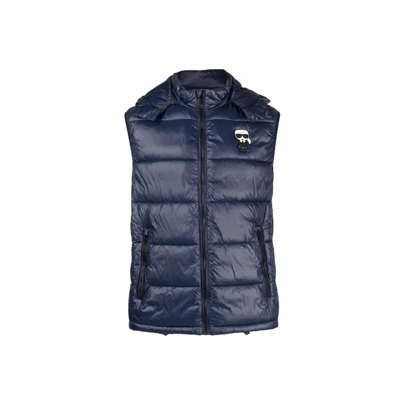 KARL LAGERFELD / Karl Lagerfeld Jeans Vests Men Blue-0
