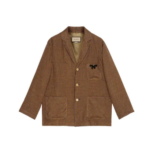 GUCCI GG Bow Check Blazer