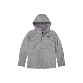 THE NORTH FACE Outdoor Hiking Waterproof And Breathable Wear Resistant Windbreaker Jacket Men's Gray