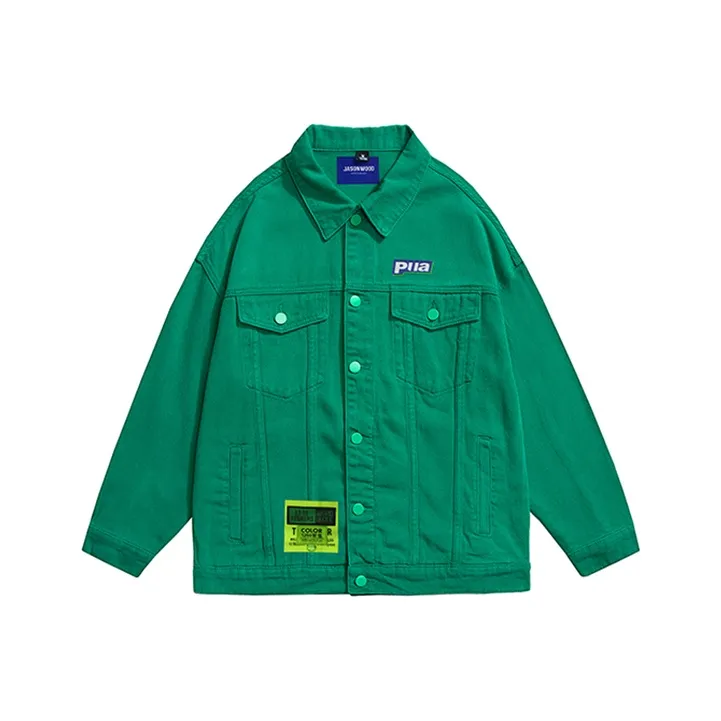JASONWOOD Cowboy On The Run Fall Winter Denim Jacket Unisex-6