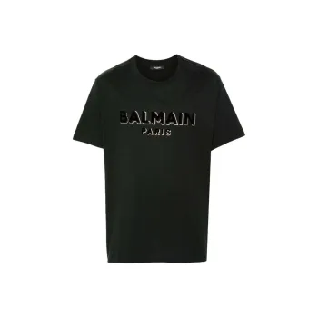 BALMAIN T-Shirts Men Black