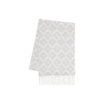 Kate Spade Wool Knit Scarves Women's Gray