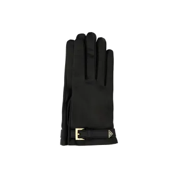 PRADA Triangle Logo Gloves