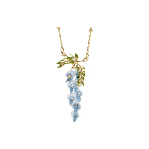 LES NEREIDES Gold Plated Necklaces Women's Blue