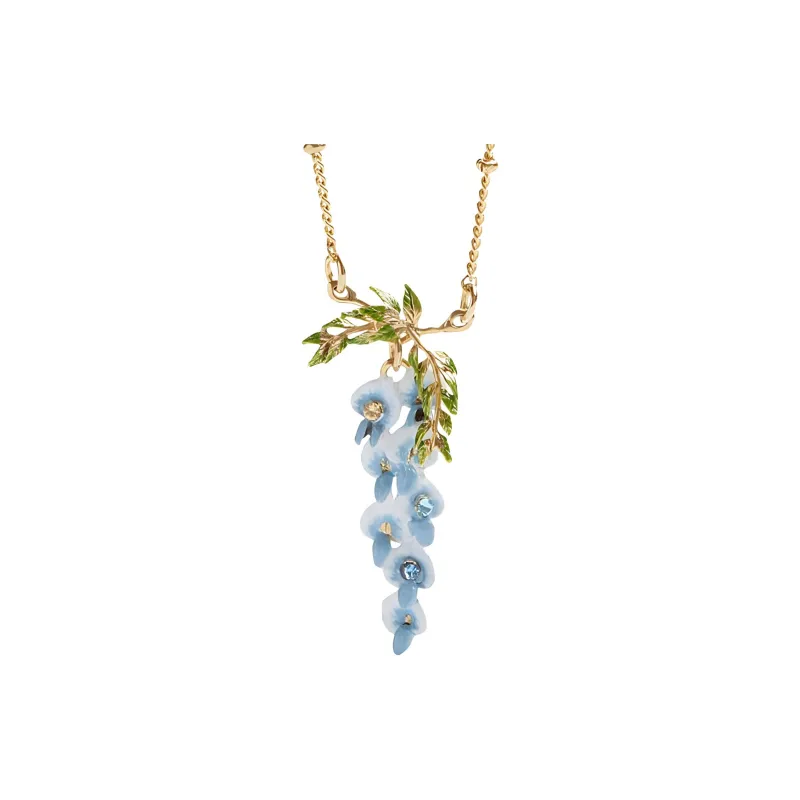 LES NEREIDES Gold Plated Necklaces Women's Blue-0