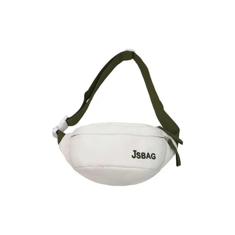 BUBM Nylon Fanny Pack Unisex Black/Yellow/Pink/Blue/White & Green/White & Rose Red-6