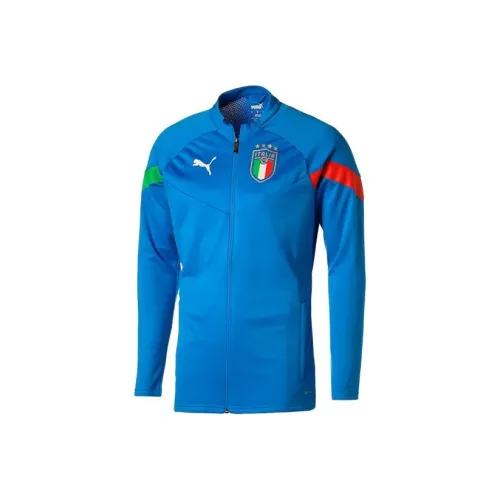 PUMA Jackets Men Blue