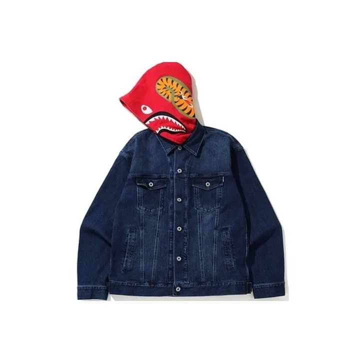 A BATHING APE Denim Jacket Unisex-3