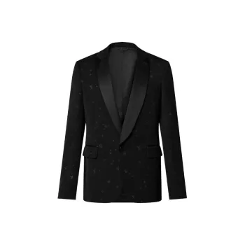 LOUIS VUITTON FW23 Business Suit Coat Men's Black