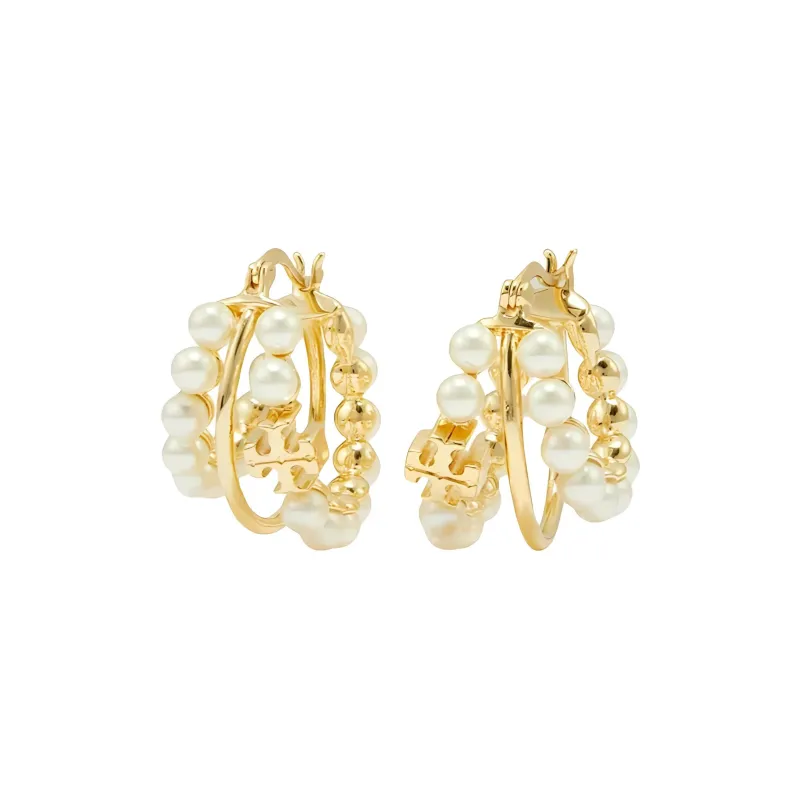 TORY BURCH Pearl detailing Earrings-0