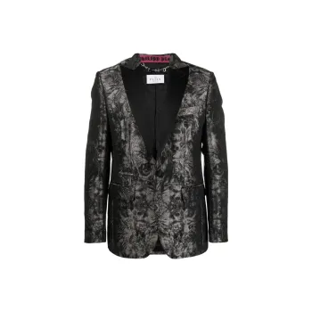PHILIPP PLEIN Gothic Plein Jacquard Blazer