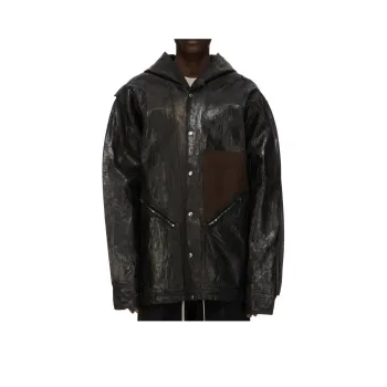 RICK OWENS Denim Tour Hoodie