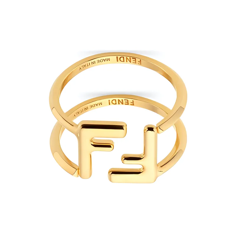 FENDI Rings Unisex Gold-2