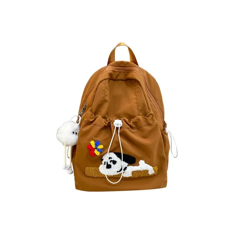 Alcohol Dragon Nylon Backpack Regular Women's Multicolor-20