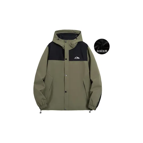 LIGHTNING BEAR Windbreaker Jackets Unisex