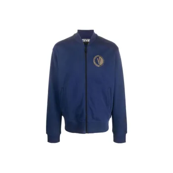 VERSACE JEANS COUTURE Logo print Cotton Bomber Jacket