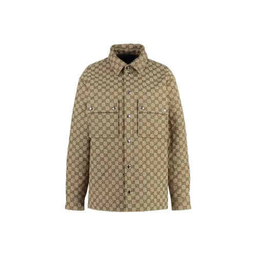 GUCCI Gg Monogrammed Button Up Shirt