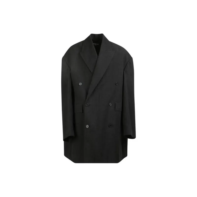 Balenciaga Oversized Double-breasted Coat-0