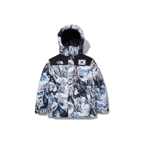 THE NORTH FACE 22 Beijing Teamkorea Down Parka/R White Korea Version