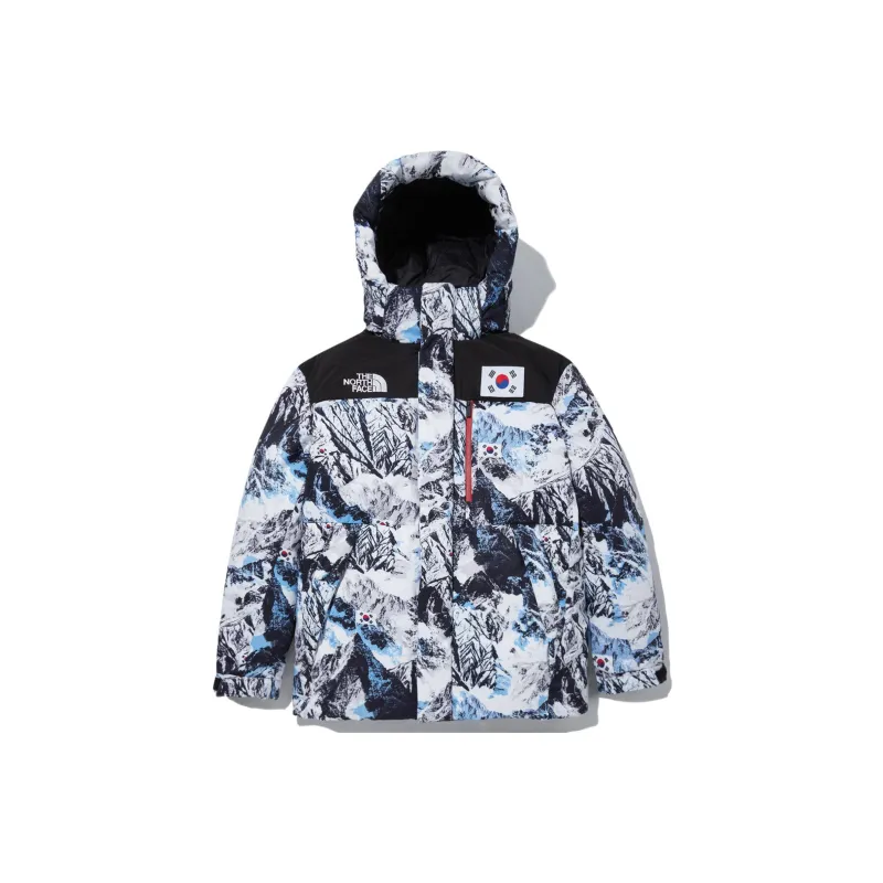 THE NORTH FACE 22 Beijing Teamkorea Down Parka/R White Korea Version-0