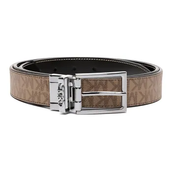 MICHAEL KORS Logo print Reversible Belt