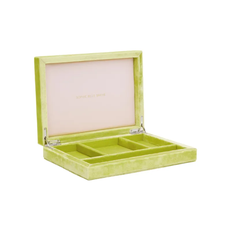 SOPHIE BILLE BRAHE Velvet Jewelry Boxes Unisex Green-1