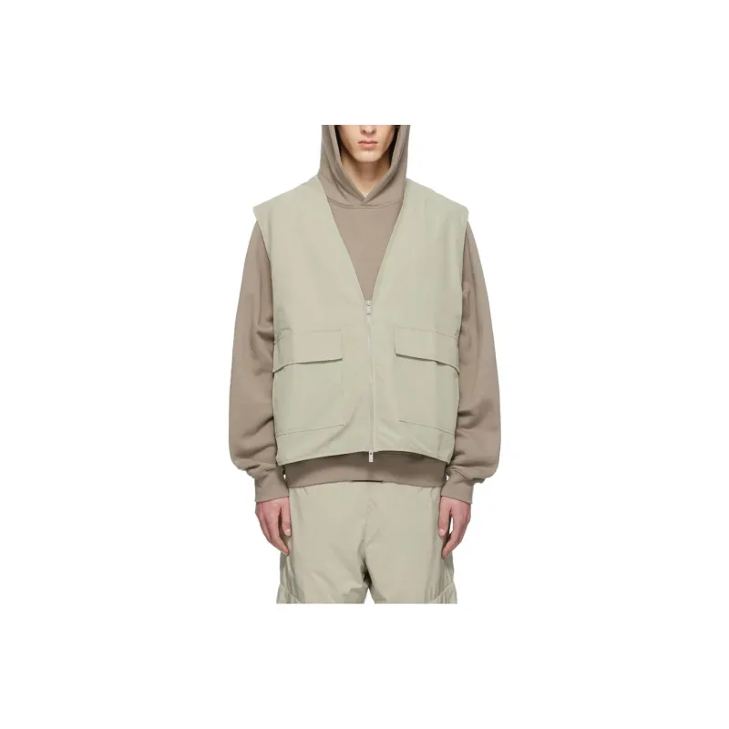 Fear Of God Essentials SS22 Vest Men's Gray Green-0