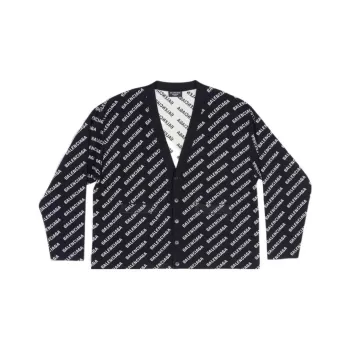 Balenciaga Knitwear Regular Fit Men's Black