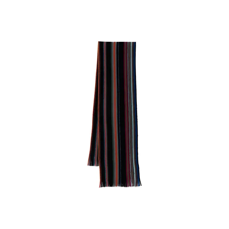 Paul Smith Scarf With Striped Pattern-0