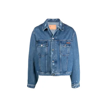 Golden Goose Denim Jacket Men's Blue